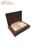 Wooden Music Box - Walnut case, jewellery compartment Wooden Music Box - Walnut case, jewellery compartment