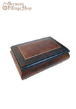 Wooden Music Box - Walnut case, jewellery compartment Wooden Music Box - Walnut case, jewellery compartment