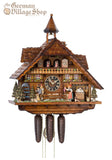Cuckoo Clock Mechanical 8 Day - Hones Chalet Clockmaker Scene Cuckoo Clock Mechanical 8 Day - Hones Chalet Clockmaker Scene