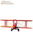 Metal Plane - Red and White Tiger Moth Metal Plane - Red and White Tiger Moth