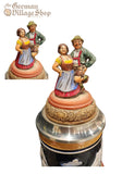 Beer Stein - Panorama of Village with Dancing Couple (Colour) 1L Beer Stein - Panorama of Village with Dancing Couple (Colour) 1L