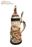 Beer Stein - Panorama of Village with Dancing Couple (Rustic) 1L Beer Stein - Panorama of Village with Dancing Couple (Rustic) 1L