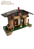 Weatherhouse - Black Bavarian Roof with Deer Weatherhouse - Black Bavarian Roof with Deer