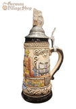 Beer Stein - Berlin Wall with Piece Rustic 1L Beer Stein - Berlin Wall with Piece Rustic 1L