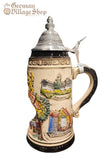 Beer Stein - Oktoberfest Beer Drinking Coloured Rustica 1L Beer Stein - Oktoberfest Beer Drinking Coloured Rustica 1L