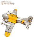 Tin Toy - Bomber Plane Silver Tin Toy - Bomber Plane Silver