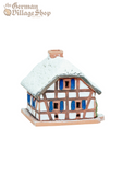 European Clay Smoker - Chalet with Snow European Clay Smoker - Chalet with Snow