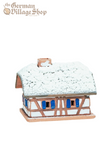 European Clay Smoker - Chalet with Snow European Clay Smoker - Chalet with Snow