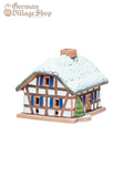 European Clay Smoker - Chalet with Snow European Clay Smoker - Chalet with Snow