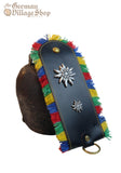 Cow Bell - Rustic 31cm Edelweiss Strap Cow Bell - Rustic 31cm Edelweiss Strap