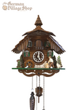Cuckoo Clock Quartz - Musical Chalet with Wood Chopper Cuckoo Clock Quartz - Musical Chalet with Wood Chopper