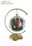Glass Bauble - White nutcracker Glass Bauble - White nutcracker