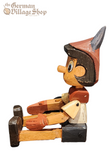 Pinocchio - Wooden Sitting Figure Pinocchio - Wooden Sitting Figure