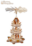 Wooden Christmas Pyramid - 42cm Nativity Scene (3 tiered with steps) Wooden Christmas Pyramid - 42cm Nativity Scene (3 tiered with steps)