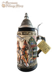 Beer Stein - Rustic Oktoberfest Beer Wagon 1L Beer Stein - Rustic Oktoberfest Beer Wagon 1L