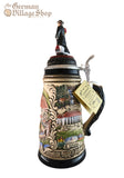 Beer Stein - Black Forest Rustic with Dancing Figures 1L Beer Stein - Black Forest Rustic with Dancing Figures 1L