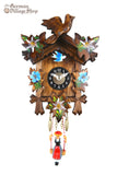 Kuckoolino - Hand Painted Alpine Flowers and Swinging Girl Kuckoolino - Hand Painted Alpine Flowers and Swinging Girl