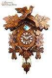 Kuckoolino - Traditional Carving with Blue Cuckoo Bird and Wooden Pendulum Kuckoolino - Traditional Carving with Blue Cuckoo Bird and Wooden Pendulum
