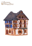 European Aroma Haus - Loewert Mansion, Kaysersberg (12cm white/blue) European Aroma Haus - Loewert Mansion, Kaysersberg (12cm white/blue)