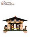 Weatherhouse - Black Bavarian Roof with Deer Weatherhouse - Black Bavarian Roof with Deer