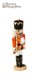 Nutcracker - 18cm Orange soldier German nutcrackers, Christmas nutcracker decorations, nutcracker soldier