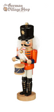 Nutcracker - 18cm Orange Drummer : German nutcrackers, Christmas nutcracker decorations, nutcracker soldier
