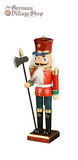 Nutcracker - 23cm Red Axeman German nutcrackers, Christmas nutcracker decorations, nutcracker soldier