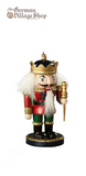 Nutcracker - 11.5cm Red Glitter King German nutcrackers, Christmas nutcracker decorations, nutcracker soldier