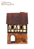 European Clay Smoker - House red door (2), Lauterbach (9cm) European Clay Smoker - House red door (2), Lauterbach (9cm)