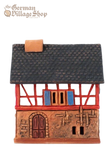 European Clay Smoker - House Red fachwerk (3), Lauterbach (7cm) European Clay Smoker - House Red fachwerk (3), Lauterbach (7cm)