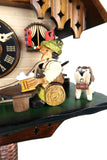Cuckoo Clock Mechanical 1 Day - Chalet with Beer Drinker German Cuckoo Clock 1 day mechanical black forest chalet with moving beer drinker