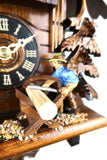 Cuckoo Clock Mechanical 1 Day - Chalet with Wood Sawyer German Cuckoo Clock 1 day mechanical black forest chalet wood saw-man