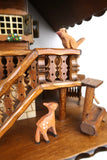 Cuckoo Clock Mechanical 8 Day - Hones Sawmill Machine German Cuckoo Clock 8 day mechanical black forest chalet with moving wood saw mill and music