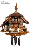 Cuckoo Clock Mechanical 8 Day - Hones Sawmill Machine German Cuckoo Clock 8 day mechanical black forest chalet with moving wood saw mill and music