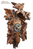 Cuckoo Clock Mechanical 1 Day - Traditional with Cuckoo Birds German Cuckoo Clock 1 day mechanical traditional cuckoo bird carvings