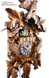 Cuckoo Clock Quartz - Musical Traditional with Cuckoo Birds German Cuckoo Clock battery operated traditional Cuckoo birds with music