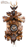 Cuckoo Clock Mechanical 1 Day - After the Hunt Scene 2 German Cuckoo Clock 1 day mechanical After the hunt scene