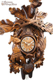 Cuckoo Clock Mechanical 8 Day - After the Hunt Scene German Cuckoo Clock 8 day mechanical After the hunt scene