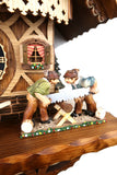 Cuckoo Clock Mechanical 8 Day - Hones with Sawyer Men German Cuckoo Clock 8 day mechanical black forest chalet with moving wood sawyer men and music