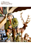 Cuckoo Clock Mechanical 8 Day - Hones Chalet with Hunter and Deer German Cuckoo Clock 8 day mechanical Hones chalet from the black forest hunter with hand carved wooden deer and stag figurines