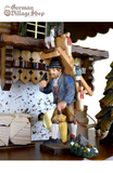 Cuckoo Clock Mechanical 8 Day - Hones Chalet & Wood Carver German Cuckoo Clock 8 day mechanical Hones chalet featuring black forest scene. Clock Peddler