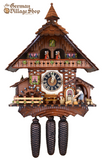 Cuckoo Clock Mechanical 8 Day - Hones Chalet & Wood Chopper  German Cuckoo Clock 8 day mechanical Hones chalet from the black forest with wood chopper