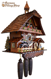 Cuckoo Clock Mechanical 8 Day - Hones Chalet & Wood Chopper  German Cuckoo Clock 8 day mechanical Hones chalet from the black forest with wood chopper