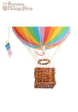 Hot Air Balloon - Medium Rainbow Hot Air Balloon - Medium Rainbow