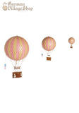 Hot Air Balloon - Small Cream Pink Hot Air Balloon - Small Cream Pink