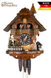 Cuckoo Clock Mechanical 1 Day - Hones Woman Ringing Bell Cuckoo Clock Mechanical 1 Day - Hones Woman Ringing Bell