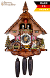 Cuckoo Clock Mechanical 8 Day - Hones Standing Kissing Couple Cuckoo Clock Mechanical 8 Day - Hones Standing Kissing Couple
