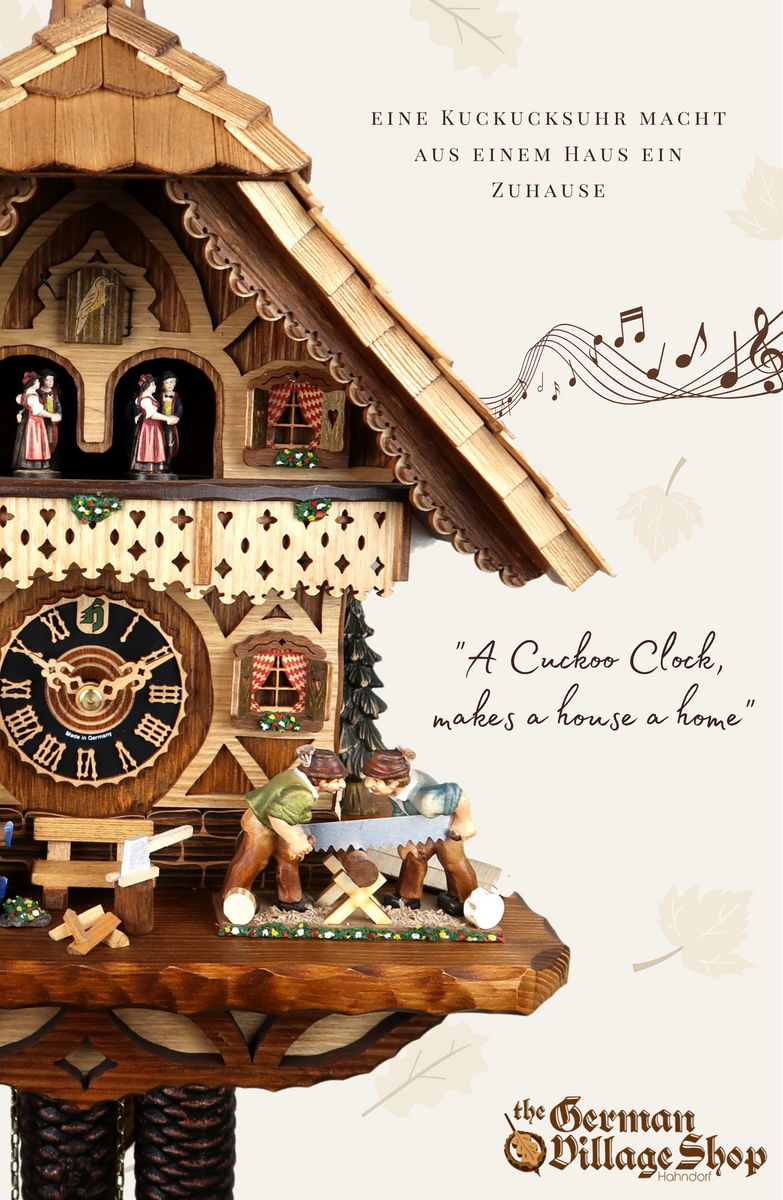 Black Forest Cuckoo Clock (The German Village Shop) | Chalet with wood ...