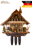 Cuckoo Clock Mechanical 8 Day - Hones Chalet with Hunter and Deer Cuckoo Clock Mechanical 8 Day - Hones Chalet with Hunter and Deer