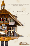 Cuckoo Clock Mechanical 8 Day - Hones Chalet with Horse and Cart German Cuckoo Clock 8 day mechanical black forest chalet with music horse logging cart and millGerman Cuckoo Clock 8 day mechanical Hones chalet from the black forest with wood logging mill and horse and cart